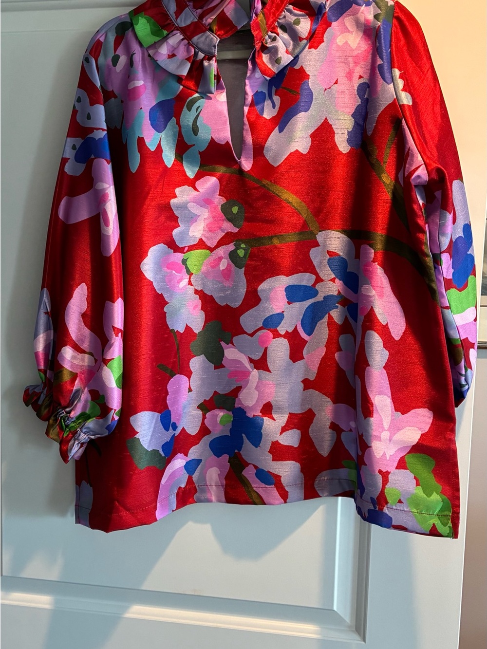 House of Mbr silk top